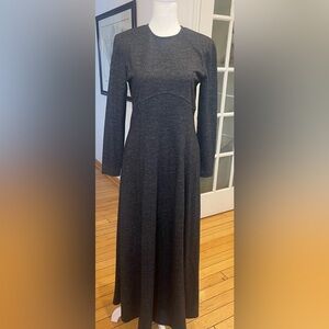 Vintage Chetta B for Saks Fifth Ave long wool dress